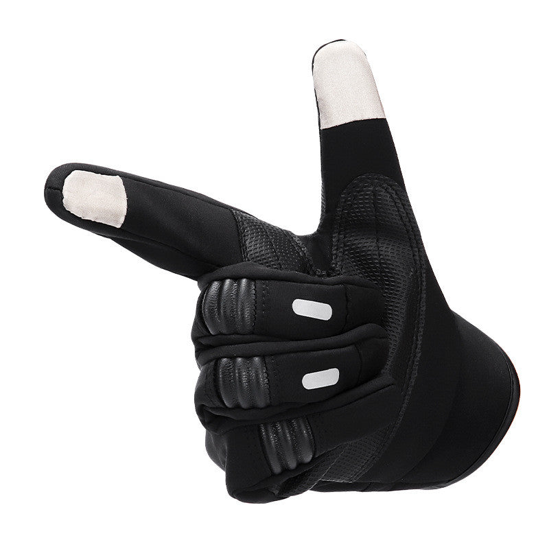 Rainproof Touch Screen Windproof And Coldproof Mountaineering Outdoor Cycling Gloves