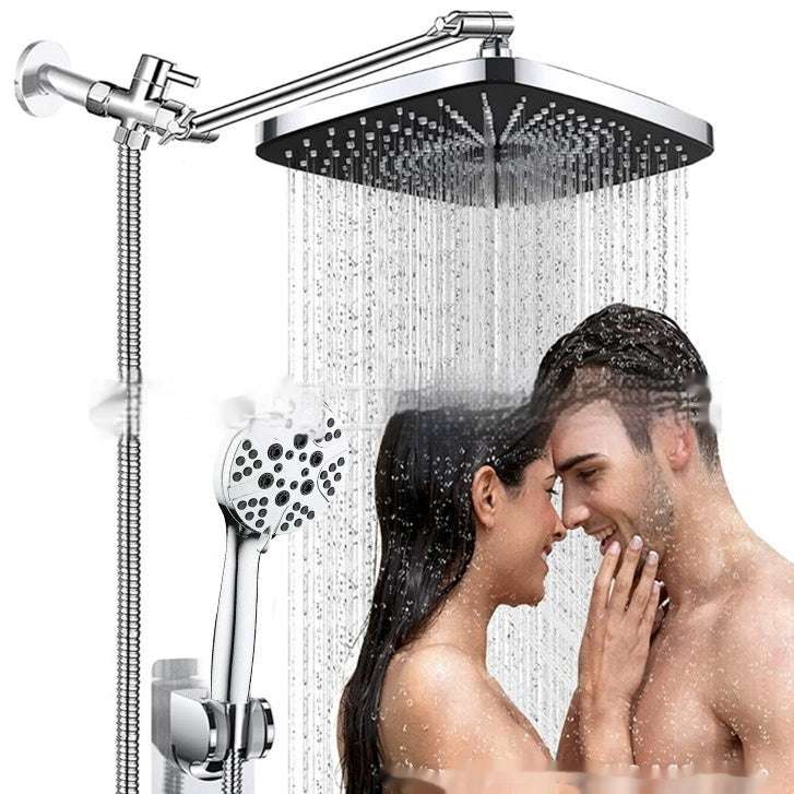 3-function Handheld Nozzle Elegant Black Shower Head Suit - globaltradeleader