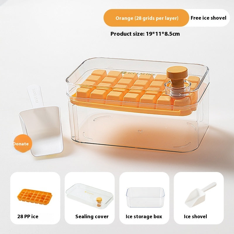 One-click Demoulding Tray Double Layer Pressing Ice Maker - globaltradeleader