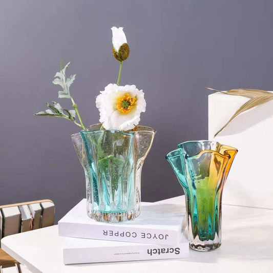 Hand-blown Glass Vase Conch Shell Living Room Crafts Ornaments - globaltradeleader