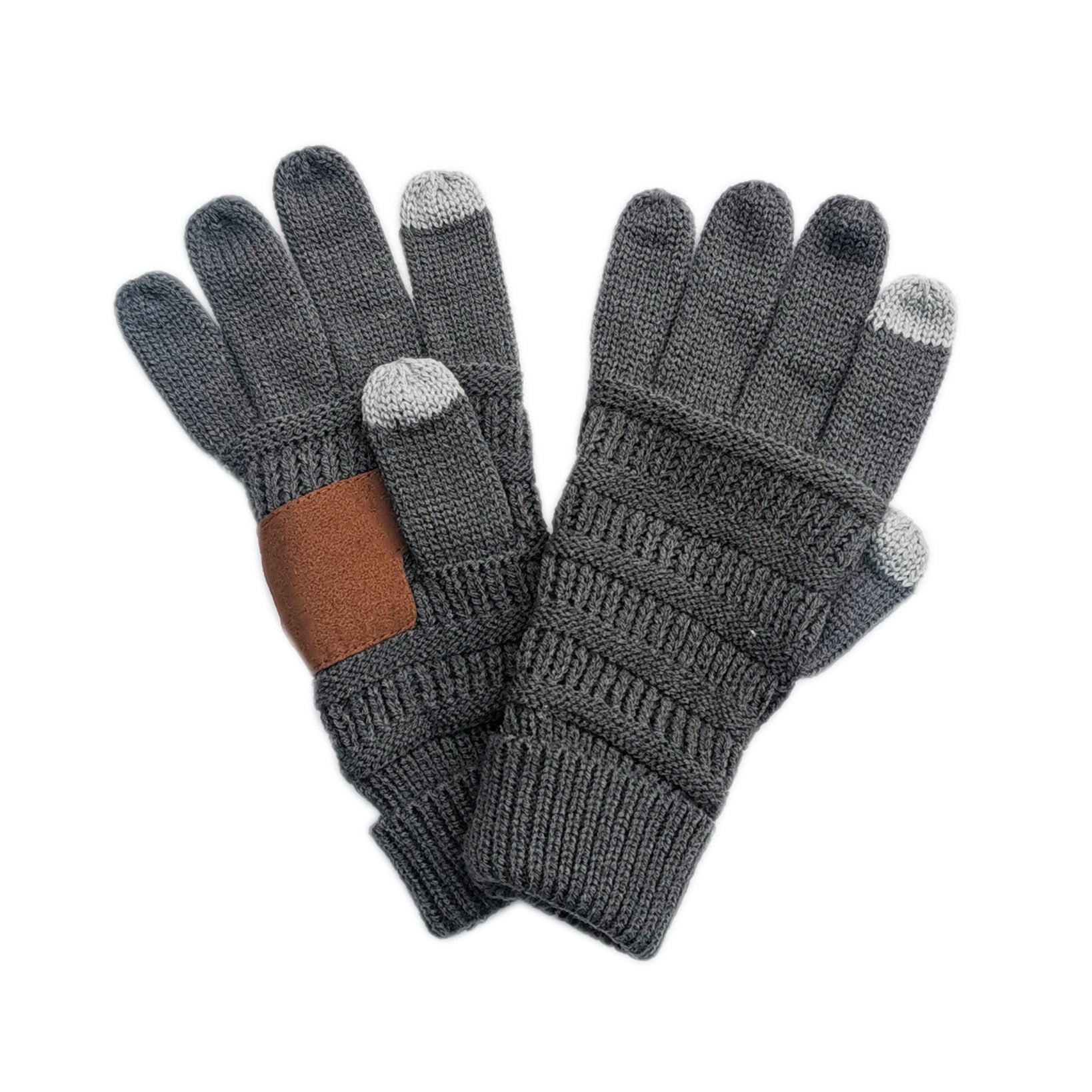 European And American Wool Knitted Turn-over Labeling Touch Screen Gloves - globaltradeleader