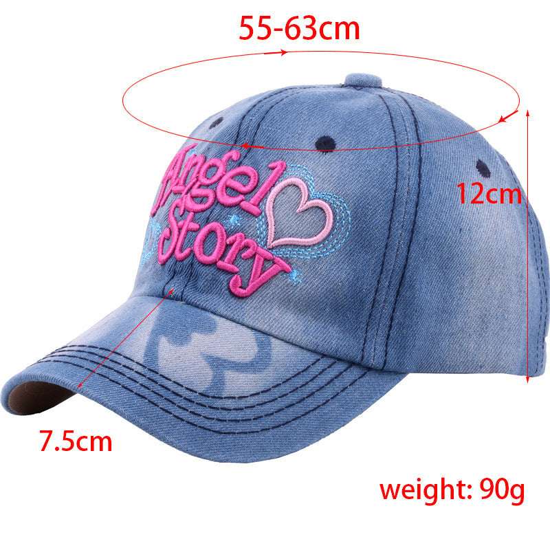 Fashion Casual Cowboy Hat Female Sun Hat Summer Sun-proof Peaked Cap - globaltradeleader