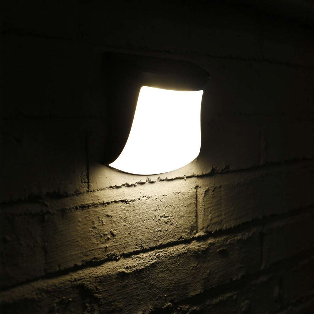 4pcs Solar Lamp Fence Wall Lamp Outdoor Waterproof Home Decoration Lighting Garden Wall Lamp - globaltradeleader