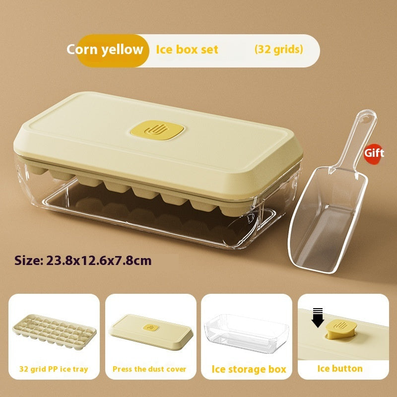 Ice Cube Mold Household Ice Hockey Silicone Press Ice Cube Tray - globaltradeleader