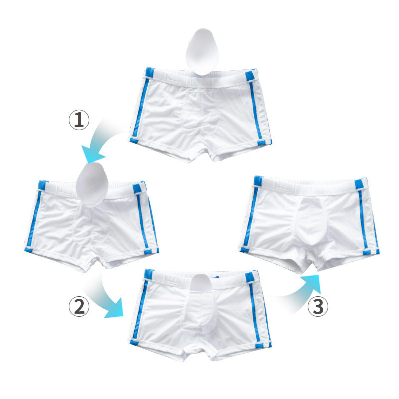 Navy Style Men's Trendy Beach Swim Shorts - globaltradeleader