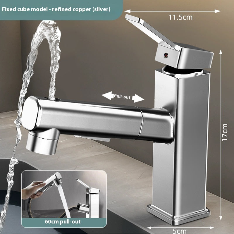 Pull-out Faucet Bathroom Wash Face Hand - globaltradeleader