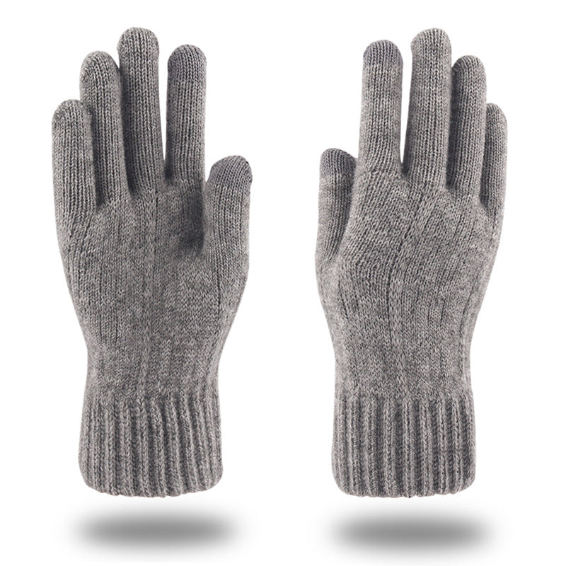 Winter Touch Screen Gloves Men's Finger Warm