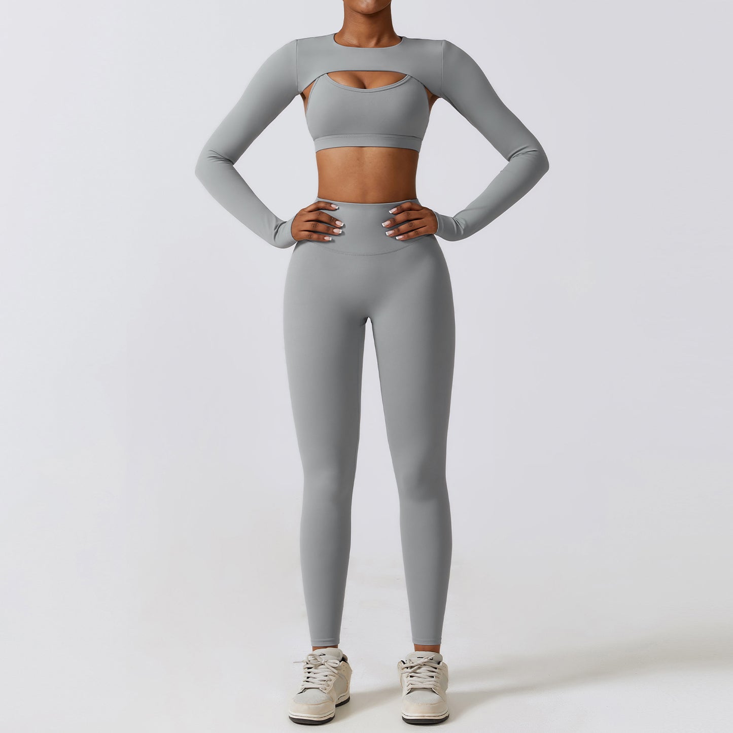 Skinny Yoga Clothes Nude Feel Quick-drying Sports Suit - globaltradeleader