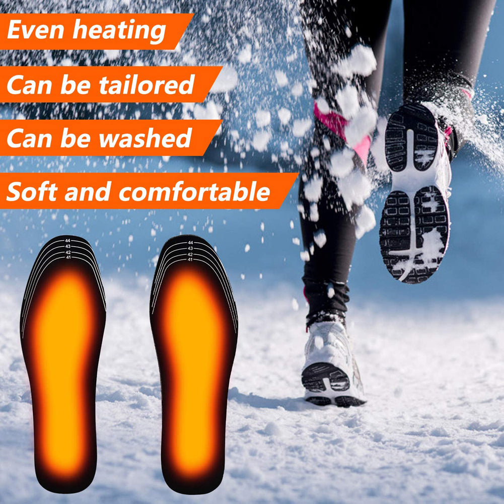 USB Heated Shoes Insoles Can Be Cut Winter Warm Heating Insoles Pad Feet For Boots Sneaker Shoes