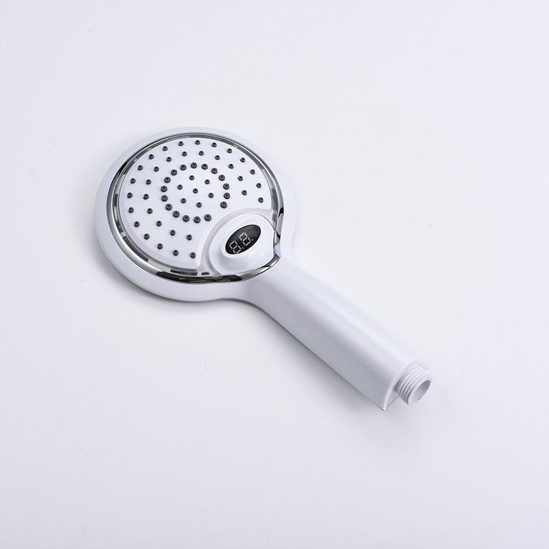 Temperature Display Three-Color Digital Display Shower Head - globaltradeleader