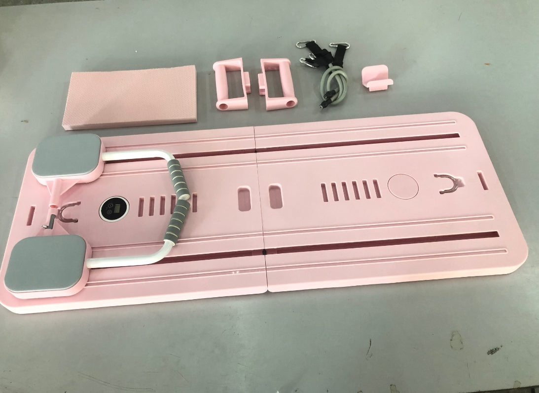 Multifunctional Fitness Board Flat Support Chest And Abdominal Muscle Equipment Household Abdominal Wheel - globaltradeleader