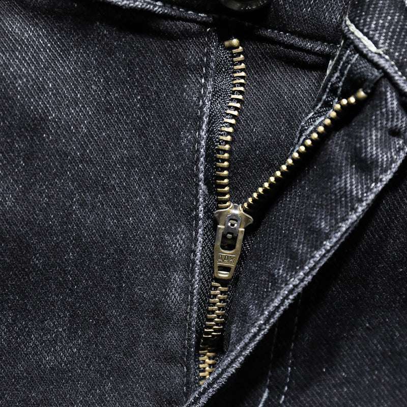 Fall And Winter Men's Small Feet Jeans Tide Brand Stretch