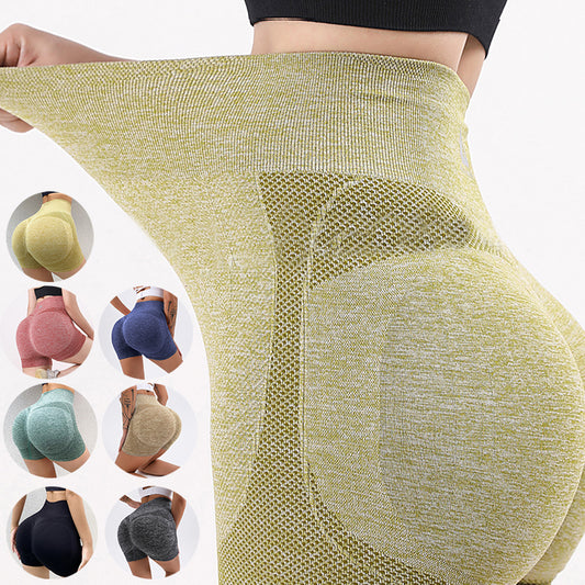 Fitness Yoga Shorts Pants Butt Lifting Seamless Leggings Women Gym - globaltradeleader