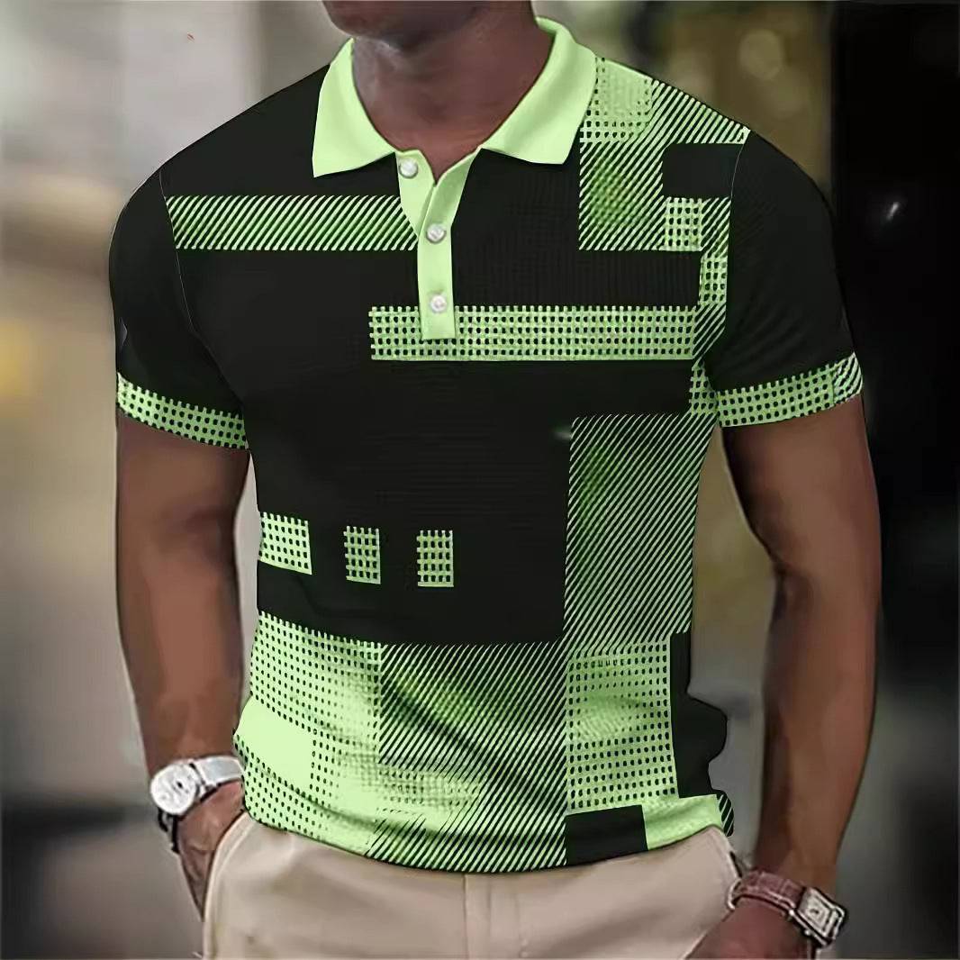 3d Fafger Digital Printing Sports Men's Short Sleeve - globaltradeleader