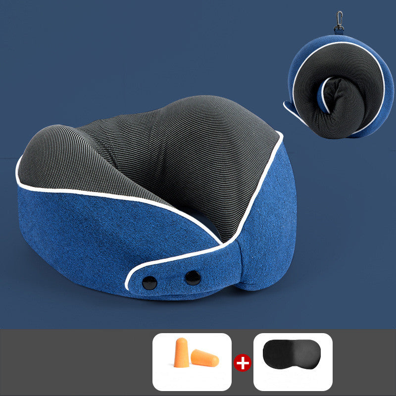 Memory Cotton Travel Nap Pillow