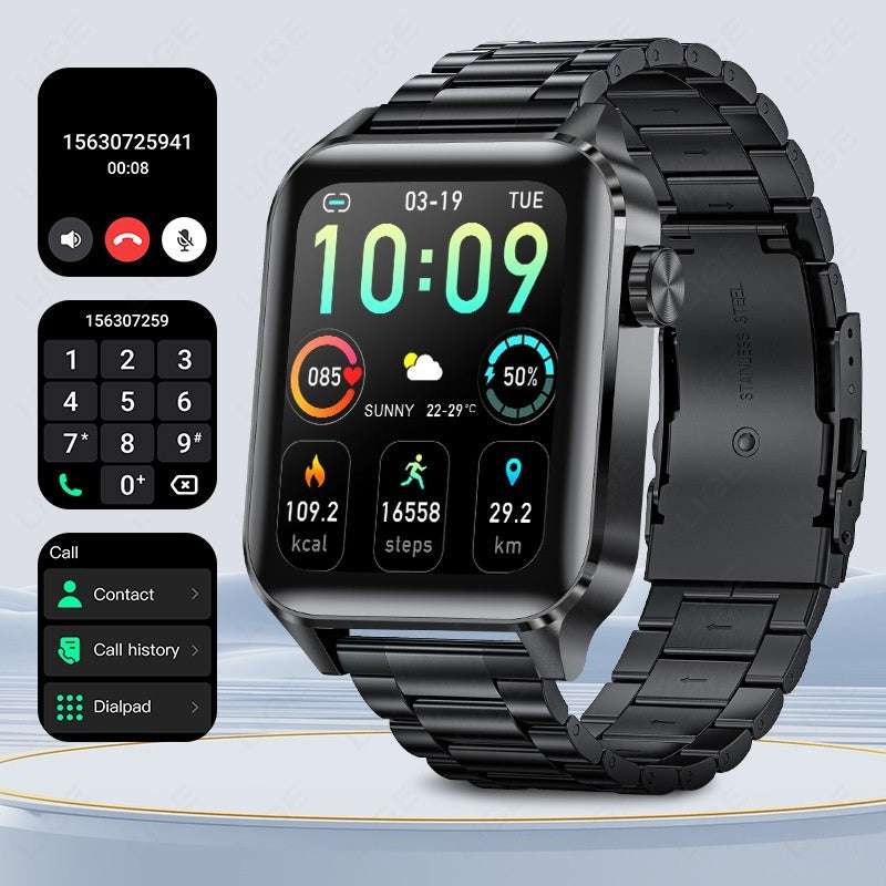 Bluetooth Calling Waterproof Health Monitoring Smart Watch - globaltradeleader