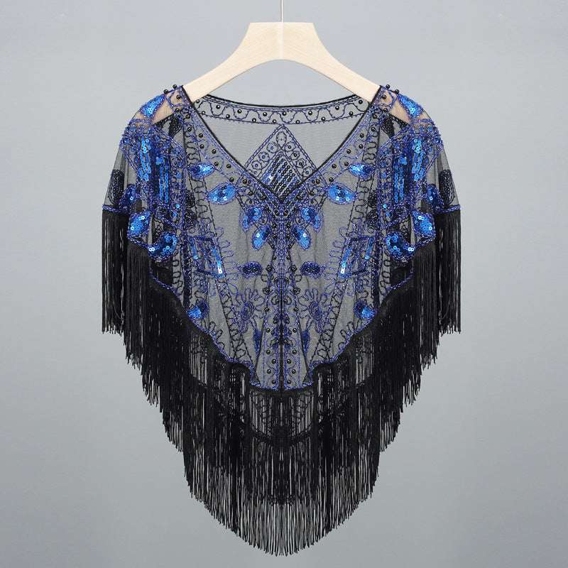 Women's Short Tassel Shawl