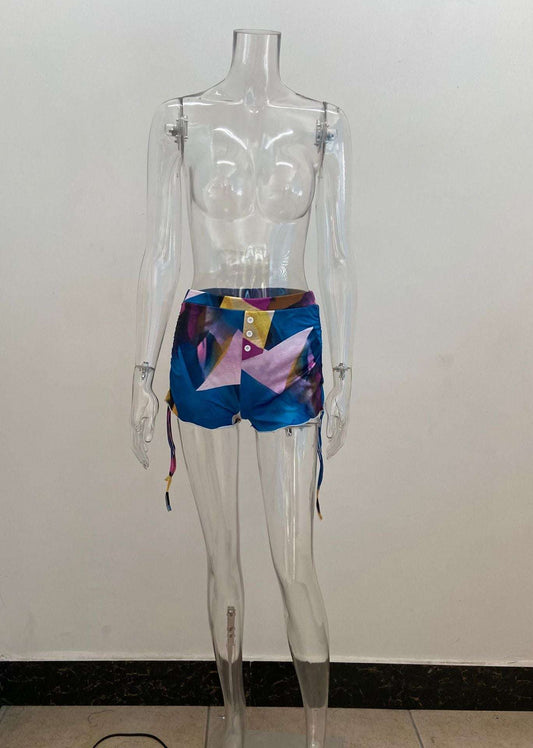 Printed Personalized Fashion Casual Sports Yoga Shorts