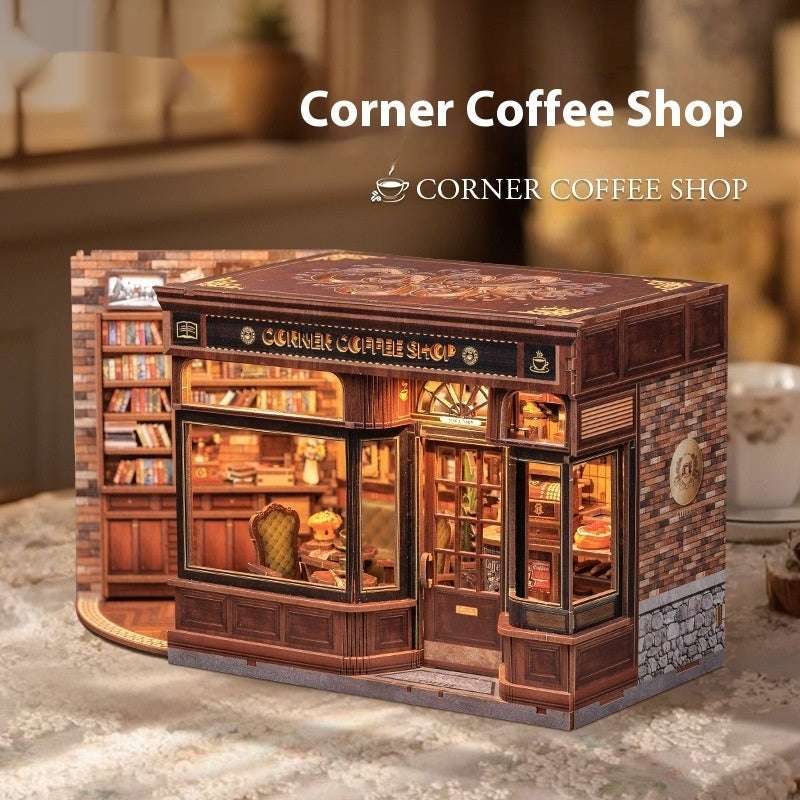 Miniature Scene Model DIY Assembled Handmade 3D Cottage Toy