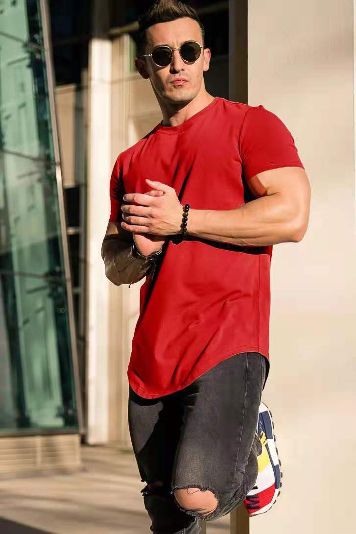 Men's Casual Short-sleeved Sports Fitness T-shirt - globaltradeleader
