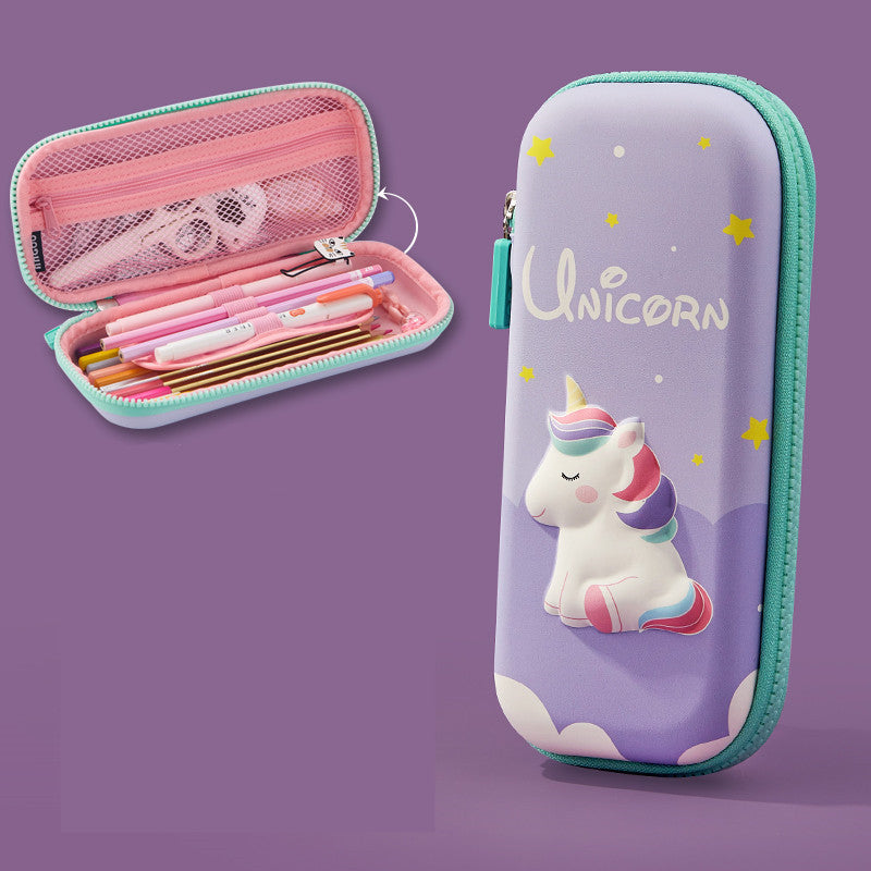 Stationery Box, Pencil Case, Schoolgirls, Children, Multifunctional Cute Pencil Case, Kindergarten