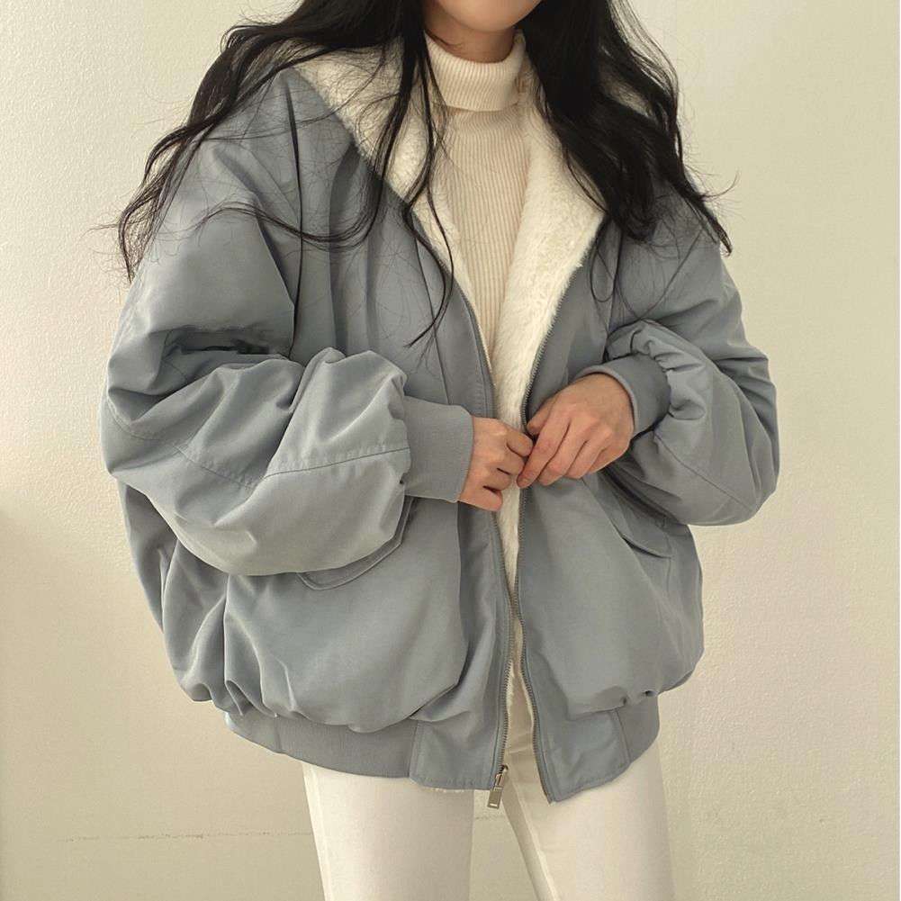 Simple, Loose And Thickened Cotton Coat On Both Sides - globaltradeleader