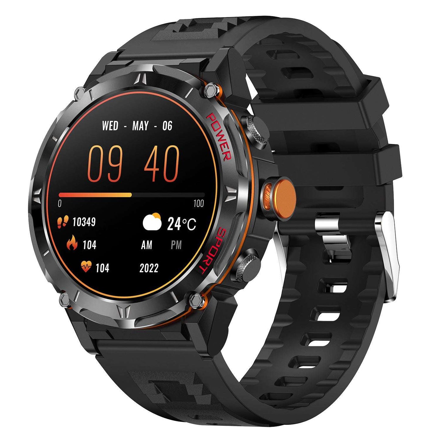 New Y18 Smart Watch 143-inch Blood Oxygen GPS Altitude Pressure Monitoring - globaltradeleader
