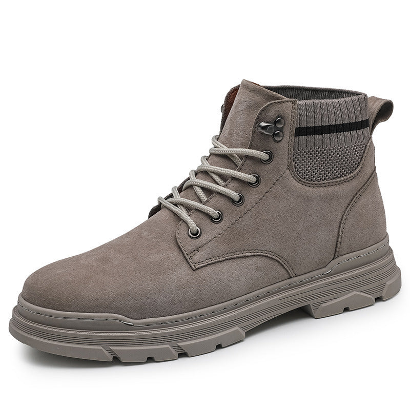 Fashion Street Mid-top Trend Men's Shoes - globaltradeleader