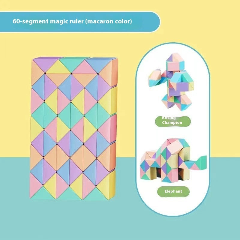 Glass Rubik's Snake Full Set Detachable Toys - globaltradeleader