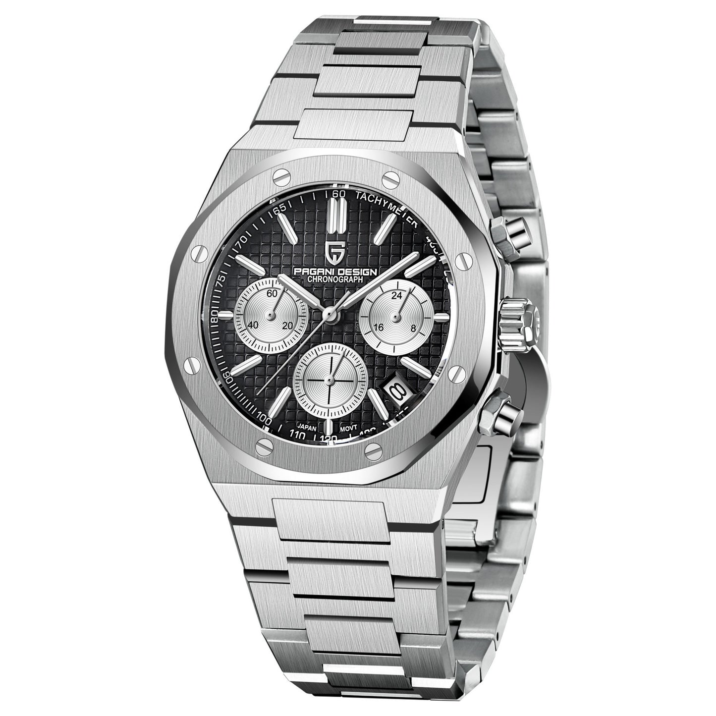 Design Men's Watch Quartz 6 Hand Chronograph Business - globaltradeleader