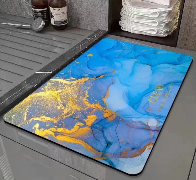 Diatom Mud Soft Entrance Bathroom Absorbent Foot Pad - globaltradeleader