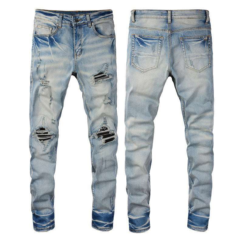 High Street Fashion Brand Jeans Men's Hole Patch - globaltradeleader