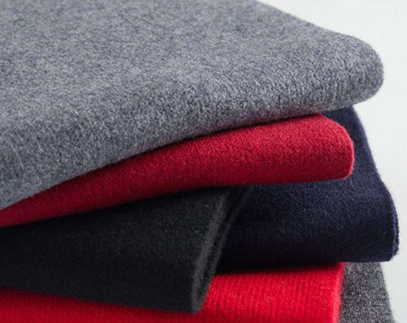 Pure Wool Men's Scarf All-match Knitting - globaltradeleader