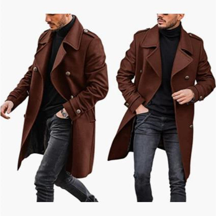Woolen Men's Coat Autumn And Winter New Product Warm Padded Jacket - globaltradeleader