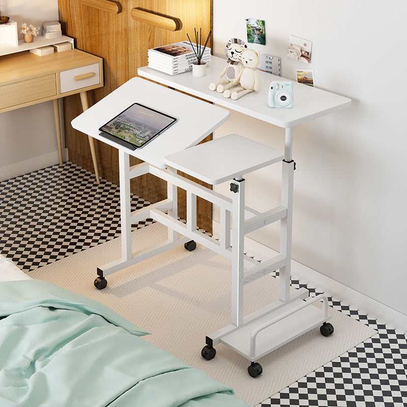 Mobile Computer Lifting Foldable Standing Desk Bedroom Bedside Desk Single Small Table - globaltradeleader