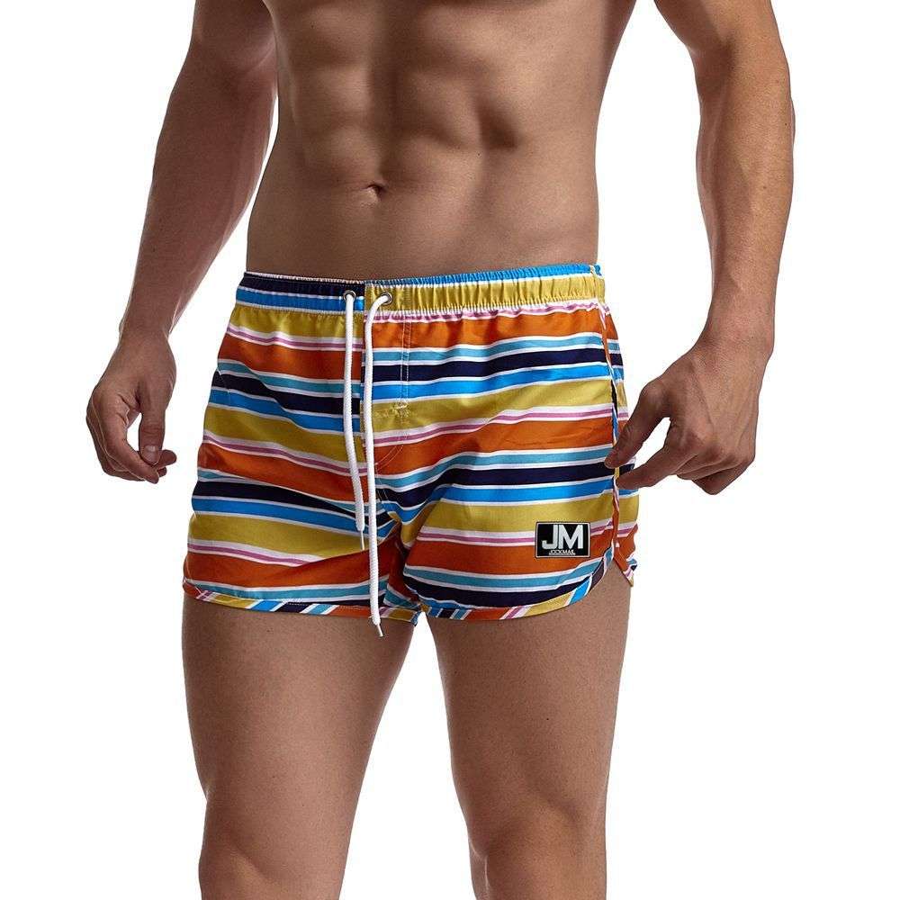 Men's Rainbow Print Beach Sports Shorts - globaltradeleader