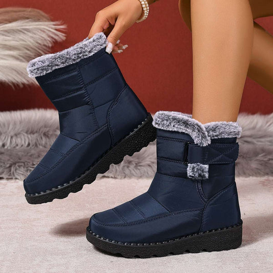 Women's Snow Boots Plus Size Wear-resistant Comfortable Warm Boots - globaltradeleader