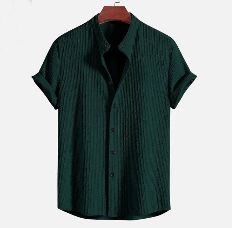 Short Sleeve Loose Shirt Top Summer Mens Clothing - globaltradeleader