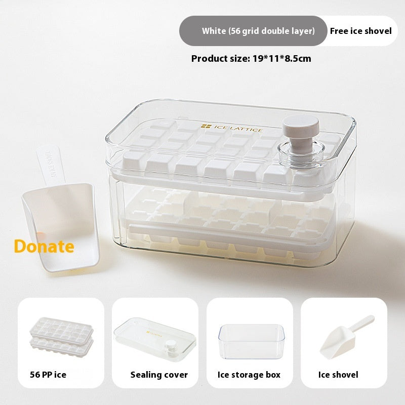 One-click Demoulding Tray Double Layer Pressing Ice Maker - globaltradeleader