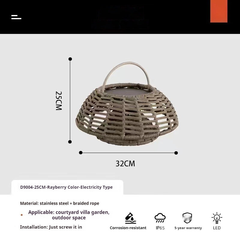 Outdoor Chandelier Garden Lamp Hanging Exposed Table Lamp Pavilion Chandelier - globaltradeleader