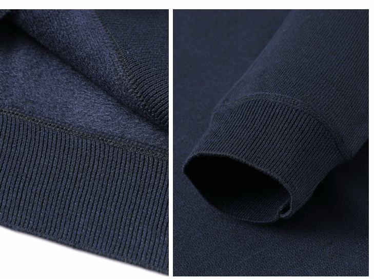 Dad Sweater With Velvet And Thick Middle-aged Men's Grandpa