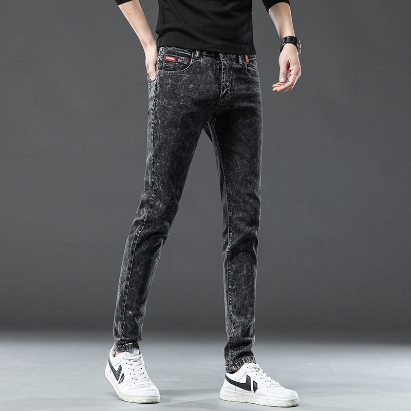 Men's Fashion Slim Stretch Pencil Jeans - globaltradeleader