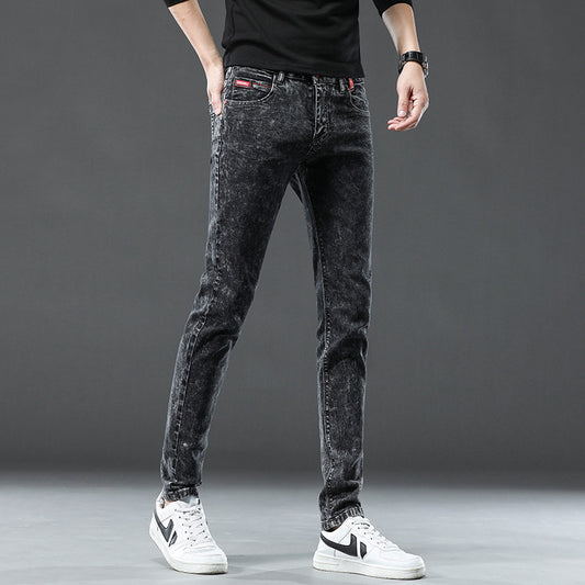 Men's Fashion Slim Stretch Pencil Jeans - globaltradeleader