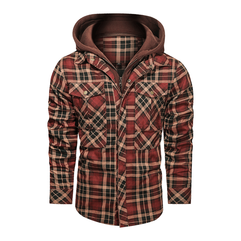 Men Warm Jacket Fleece Thick Autumn Winter Detachable Hoodies Jackets Men Slim Fit Men Clothing