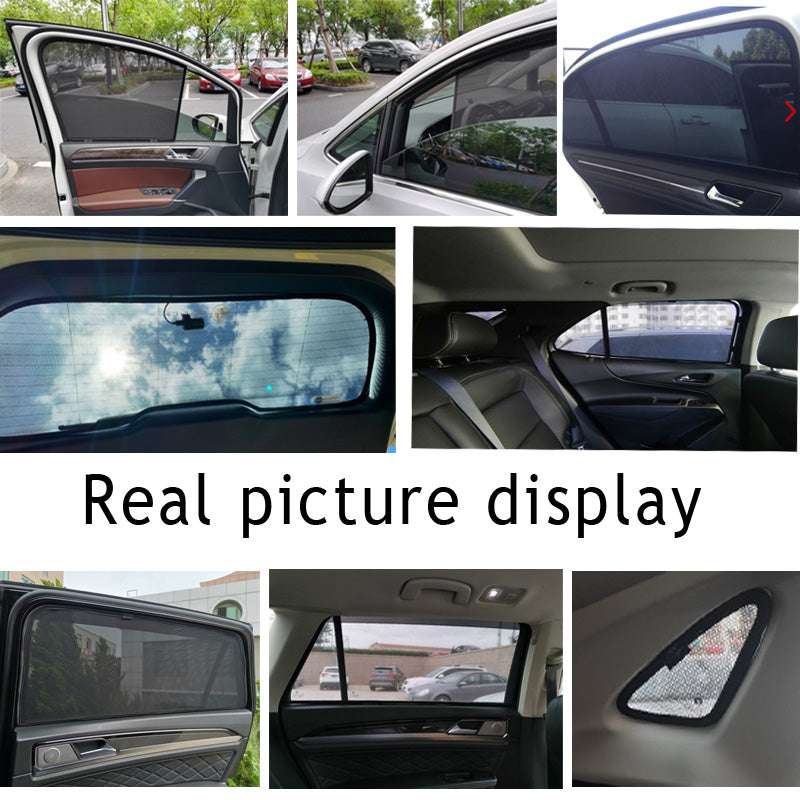 Glass Front Sunshade Privacy Car Curtain