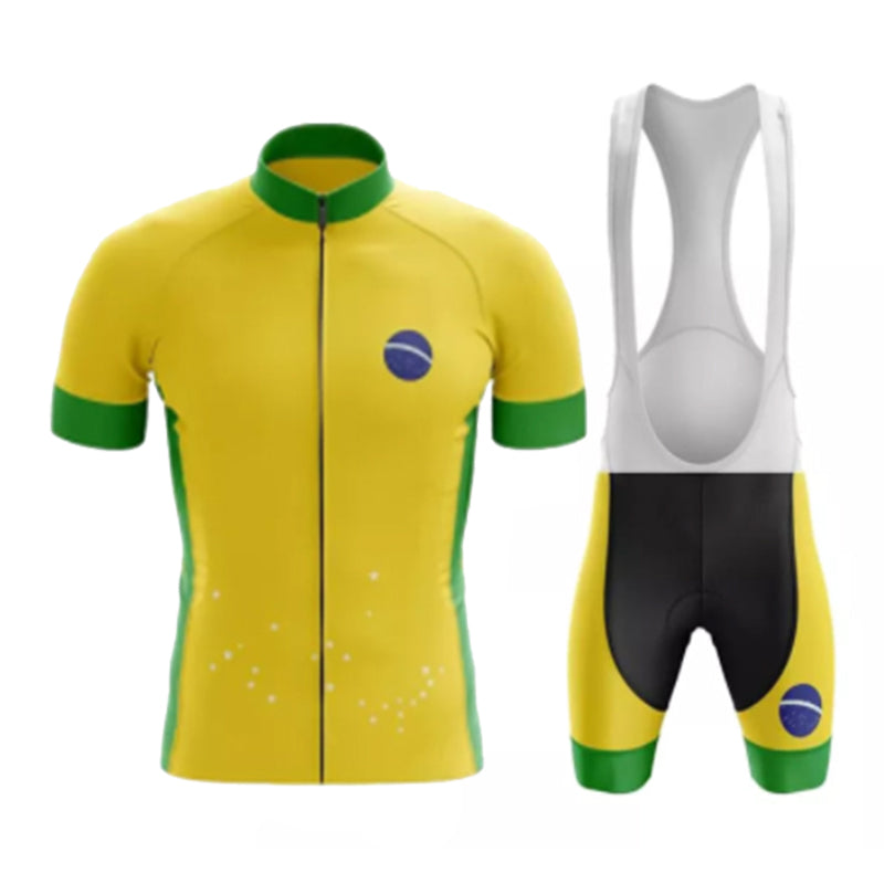 Summer Brazil Team Cycling Jersey Men's Tracksuit