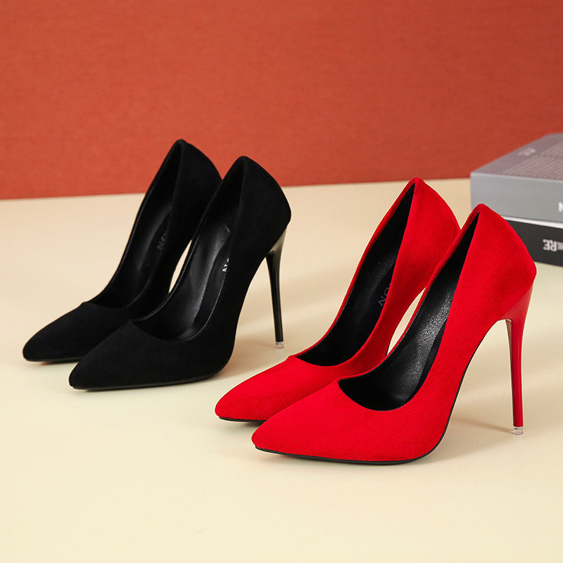 Fine Heel Pointed Toe Single Shoes Female - globaltradeleader