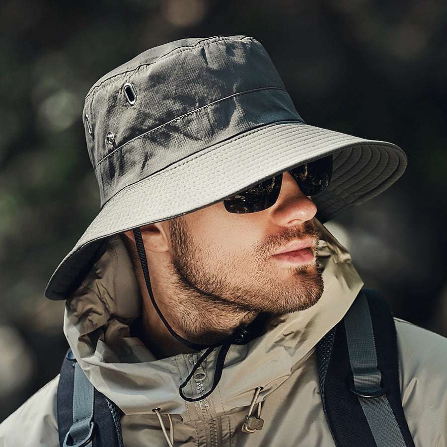 Summer New Men's Sun-shade Big Brim Sun Protection Hat - globaltradeleader