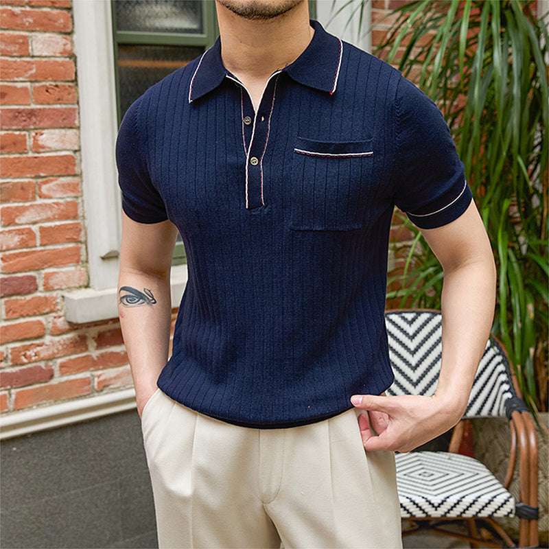 Casual Short-sleeved T-shirt Trendy Men - globaltradeleader
