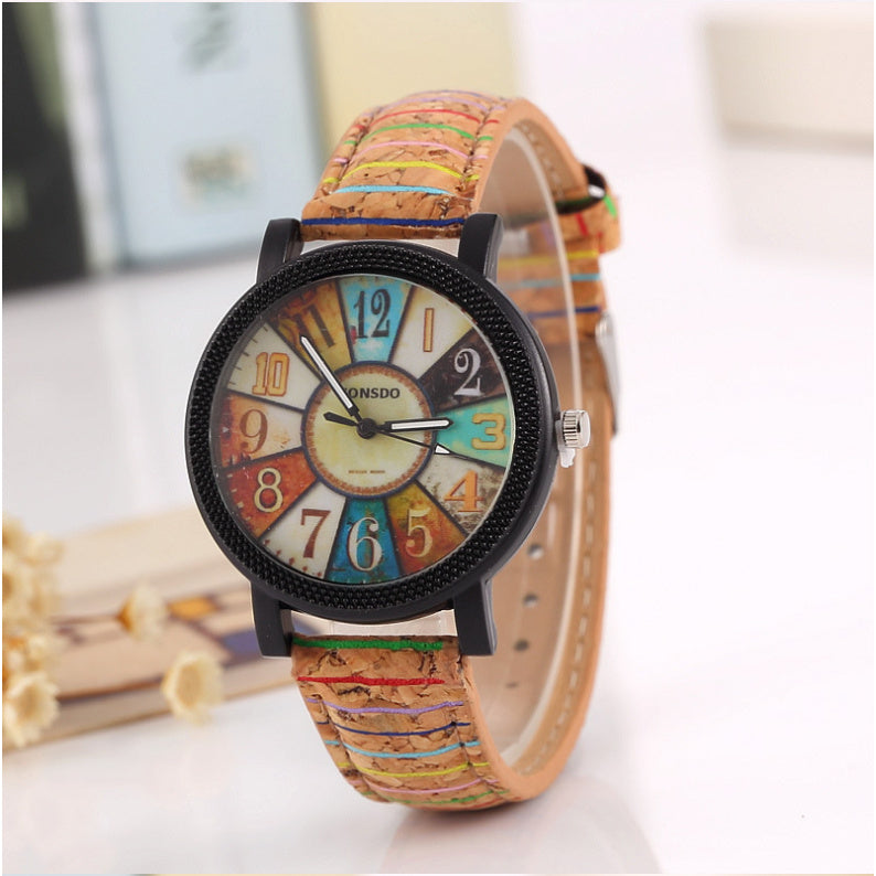 Casual Vintage Leather Women Quartz Wrist Watch Gift Clock - globaltradeleader